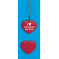 Plastic Logo Heart Tag for Stuffed Animal